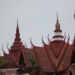 atap bangunan tradisional Kamboja